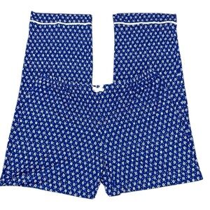 Simply Vera Navy Diamond Dots‎ Sleep Lounge Pants L Comfy Soft Lightweight PJ